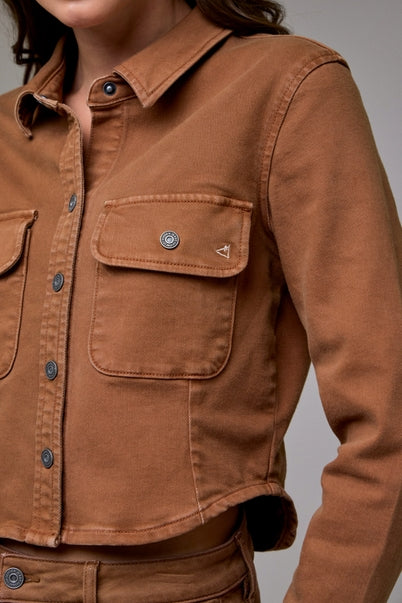 HIDDEN The Tawny Fitted Shirt Jacket