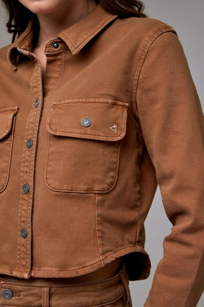 HIDDEN The Tawny Fitted Shirt Jacket