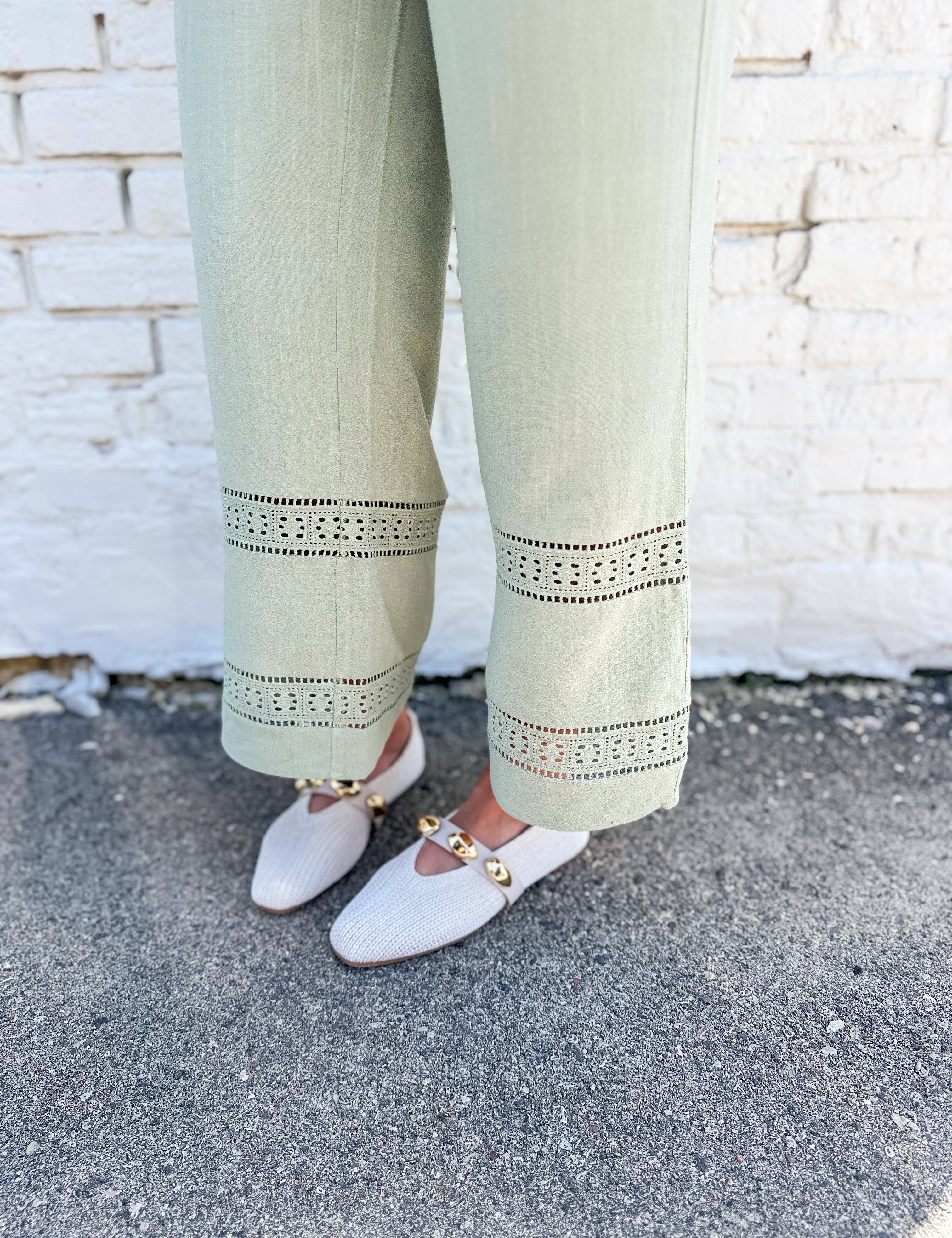 The Chantel Linen Pant by Another Love