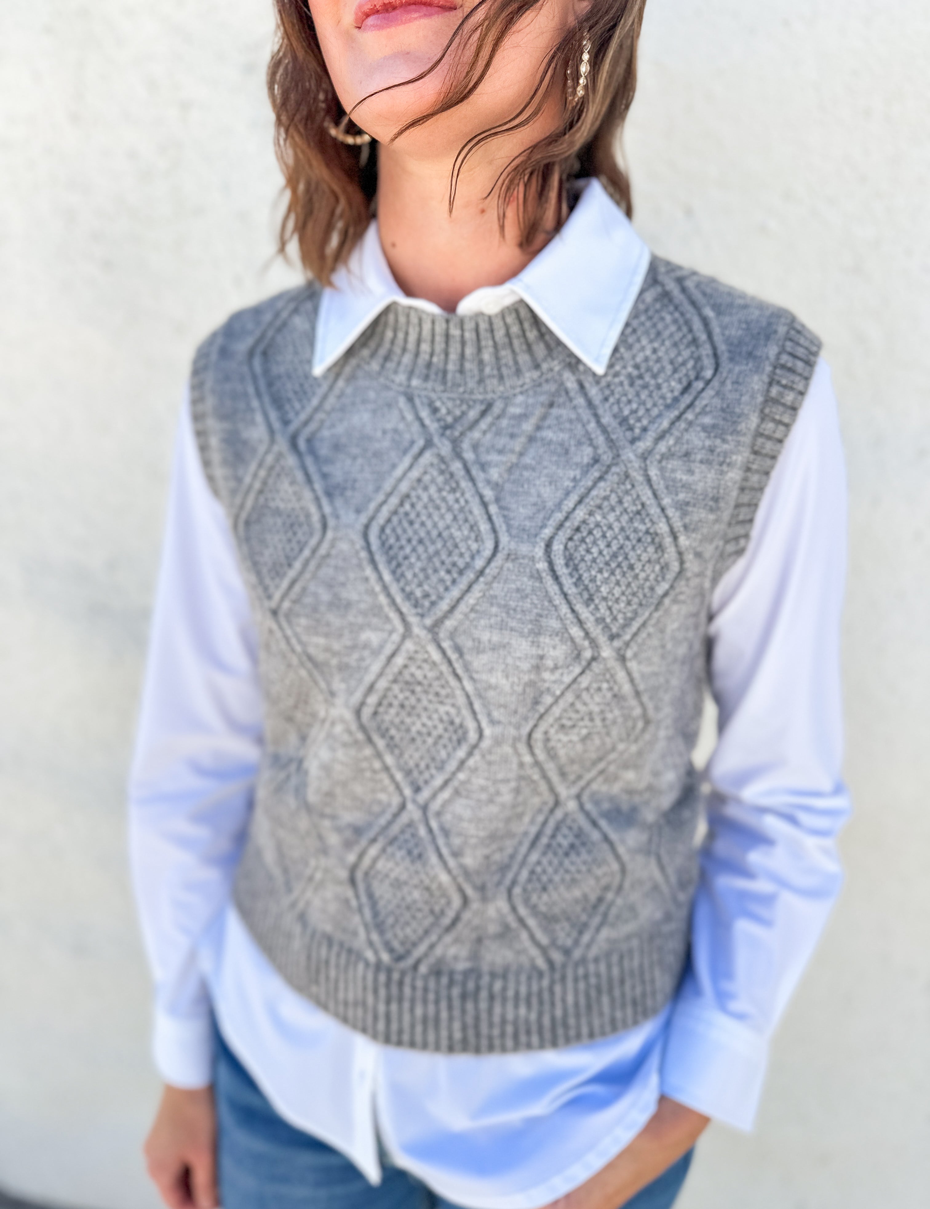 The Calm Reader Sweater Vest