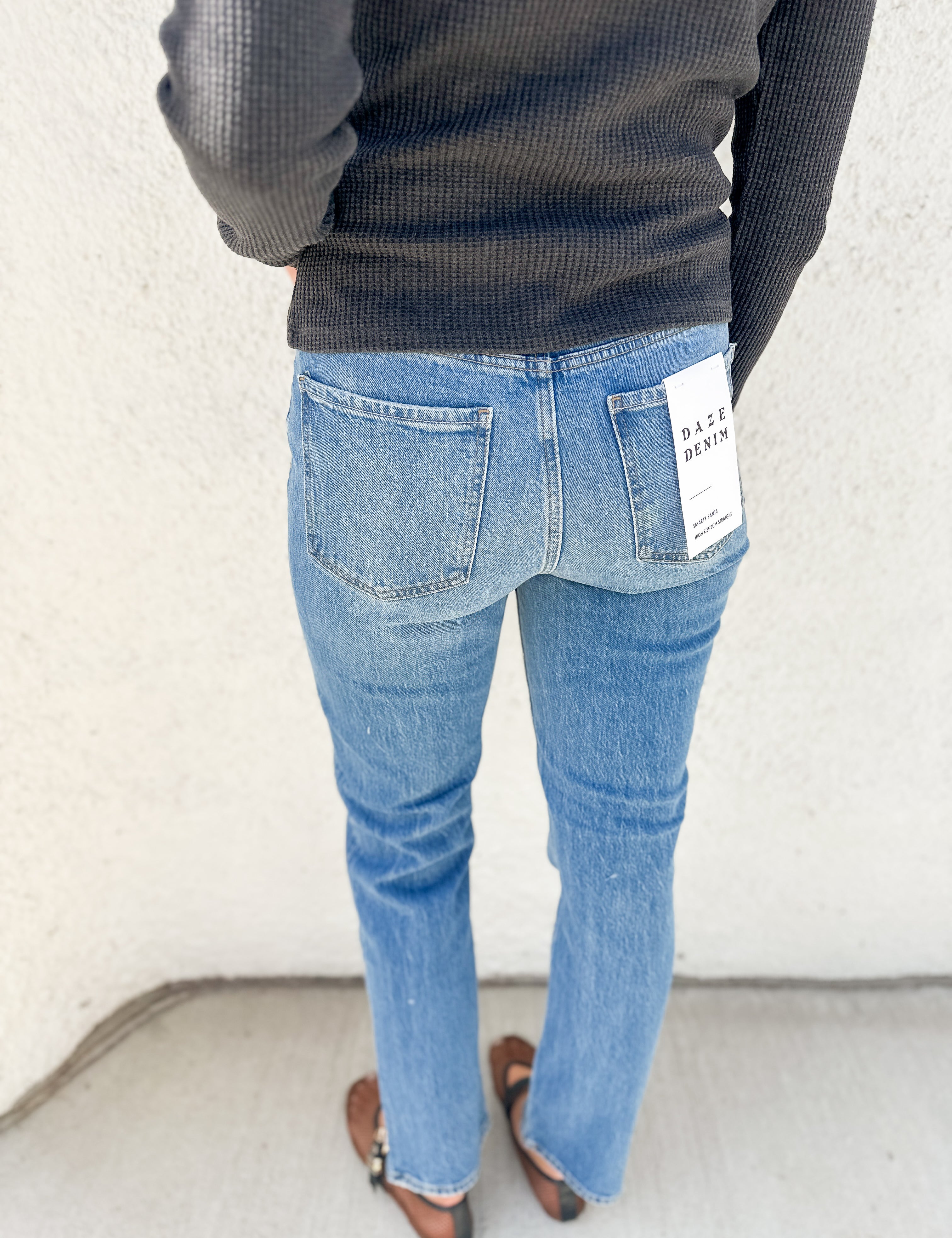 The Smarty Pants High Rise Slim Straight By Daze Denim