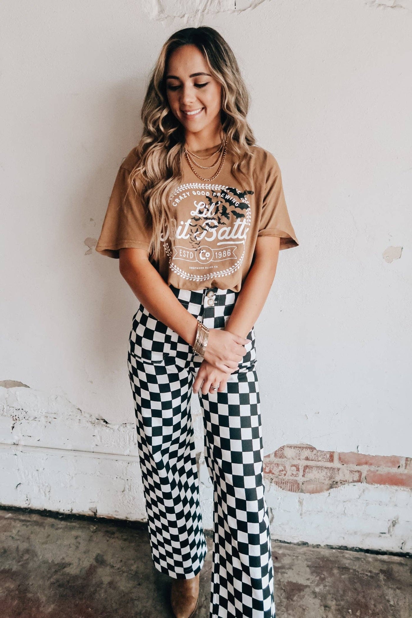 The Lil Bit Batty Camel Tee