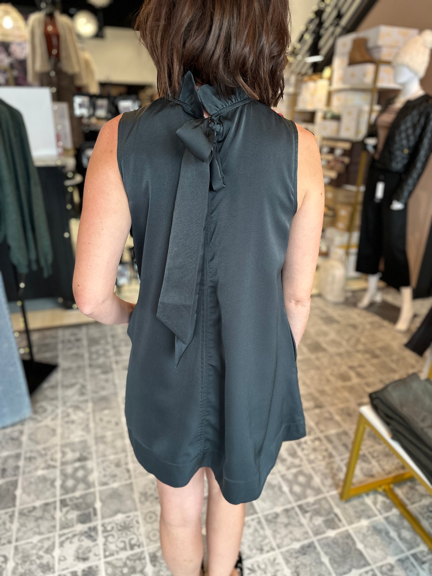 The Everly Satin Dress