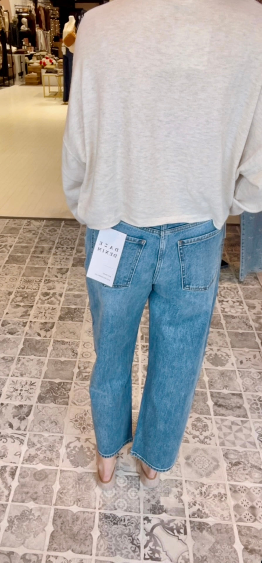 DAZE The Westward High Rise Barrel Leg