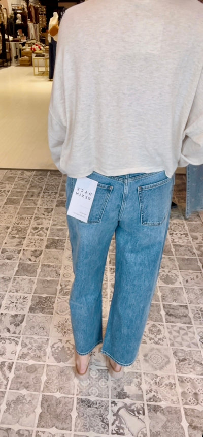 DAZE The Westward High Rise Barrel Leg