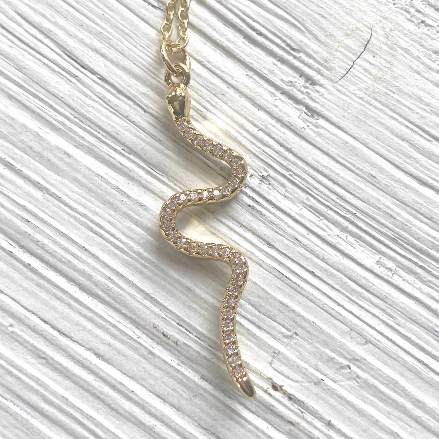 The Gold Snake Necklace