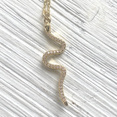 The Gold Snake Necklace