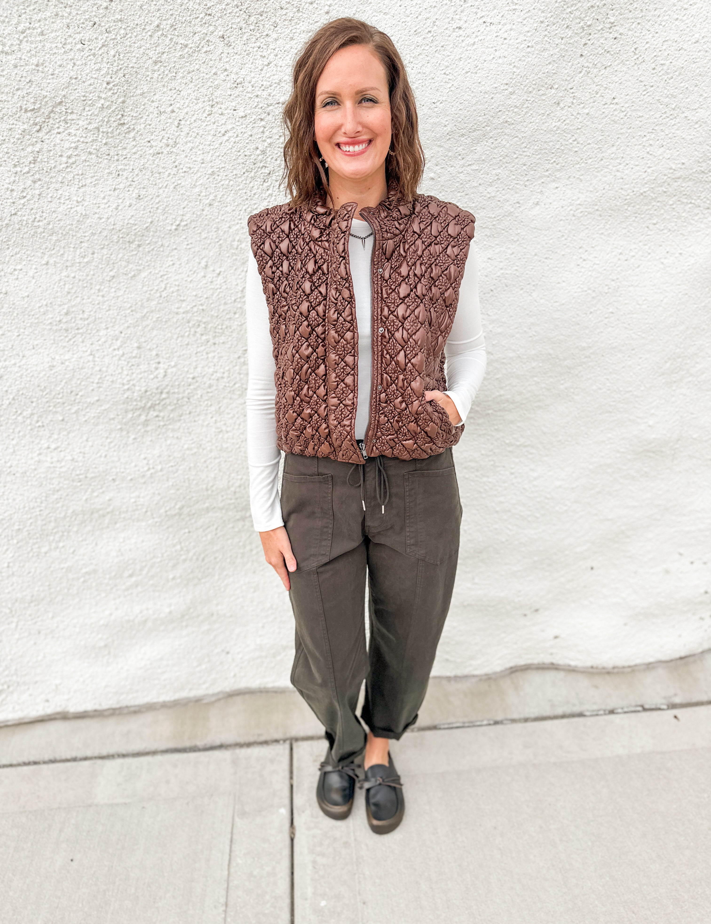 The Villa Drawstring Barrel Pant by Daze Denim
