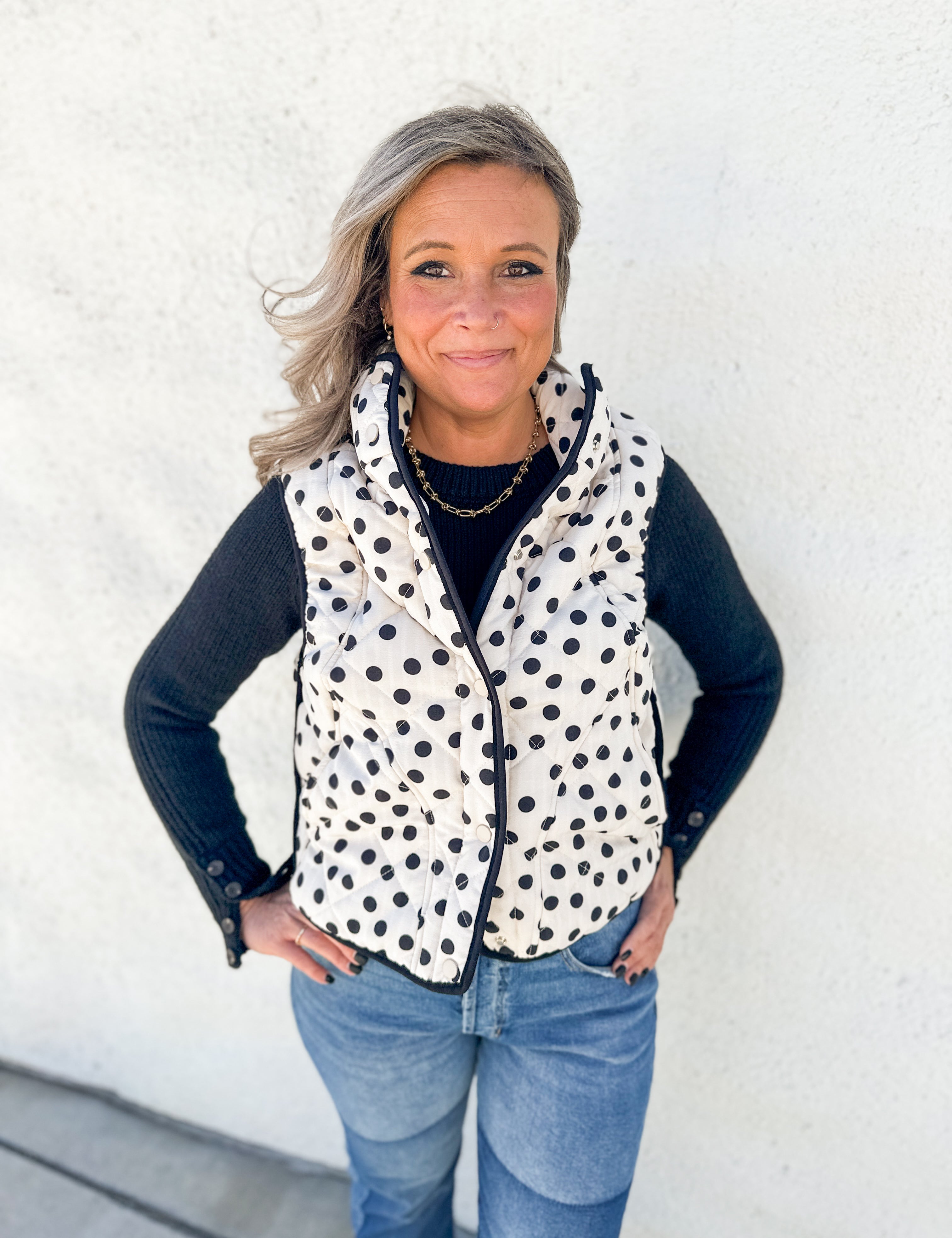 The Dottie Quilted Vest