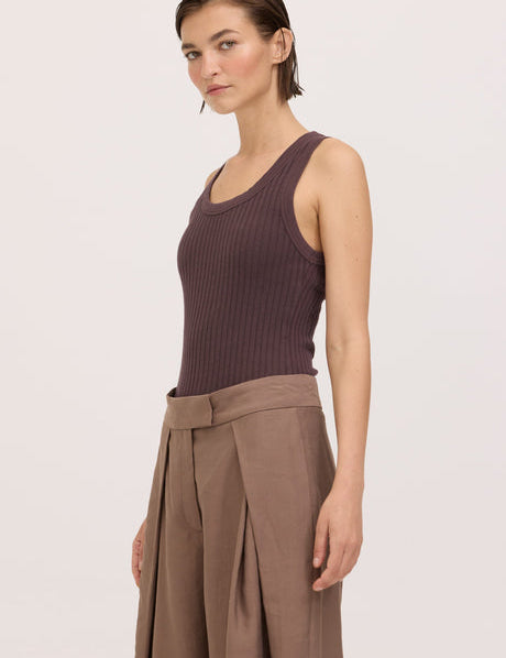 The Cooper Sweater Rib Tank by Project Social T