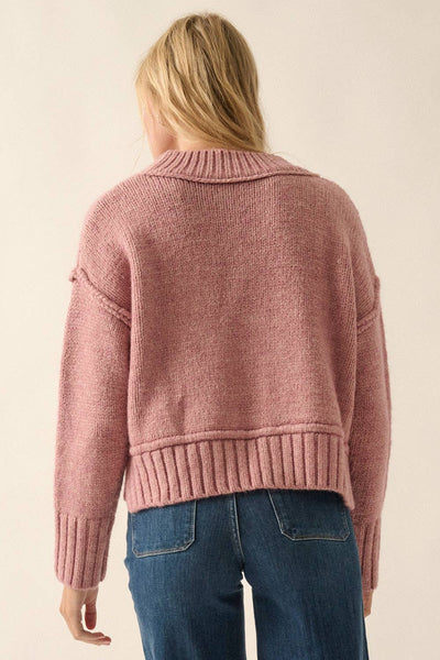 The Vera Exposed Seam Sweater