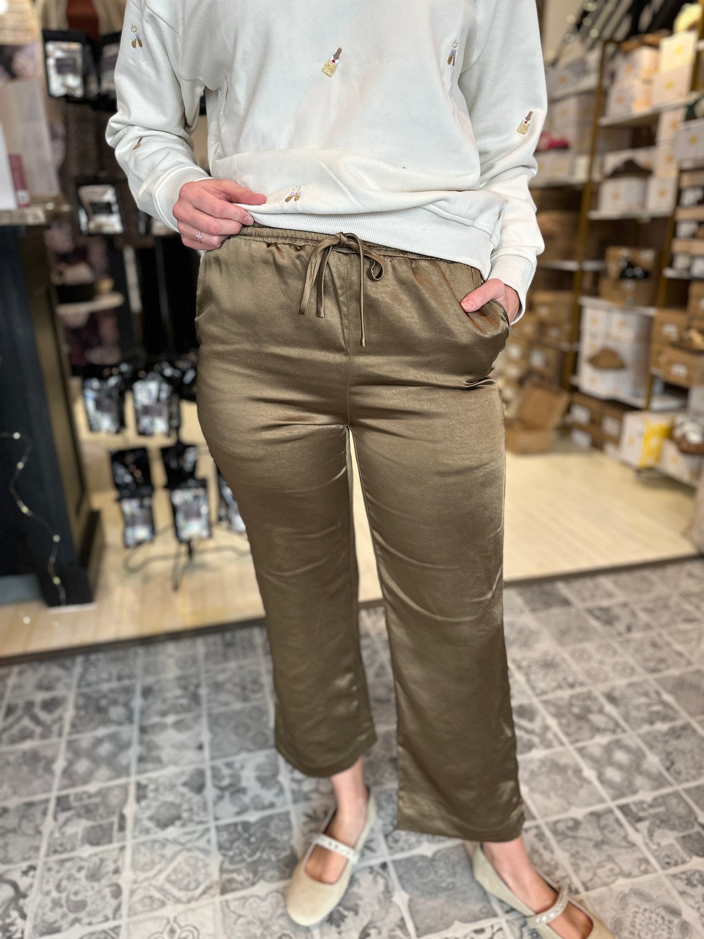 The Monroe Satin Pants