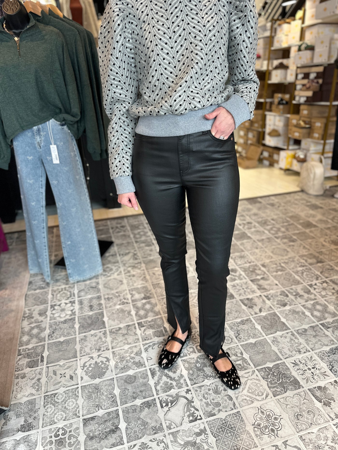 DAZE The Downtown High Rise Split Hem