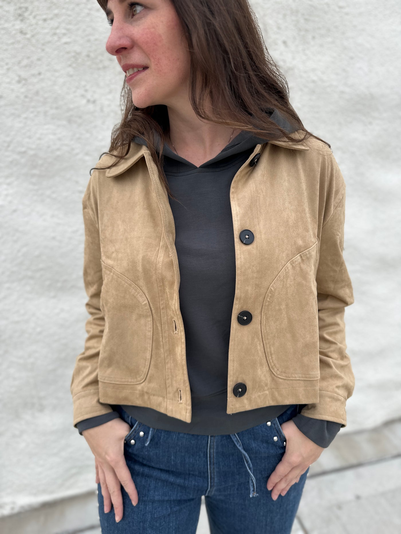The Kellen Suede Jacket