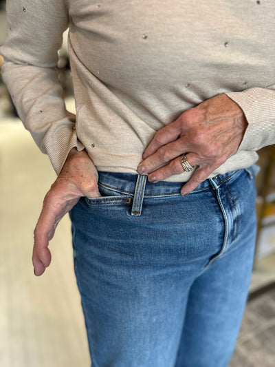 DAZE The Pleaser High Rise Wide Ankle with Welt Pockets