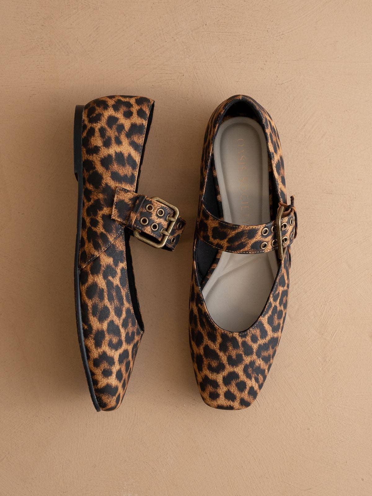 The Soho | Leopard Ballet Flat with Buckle