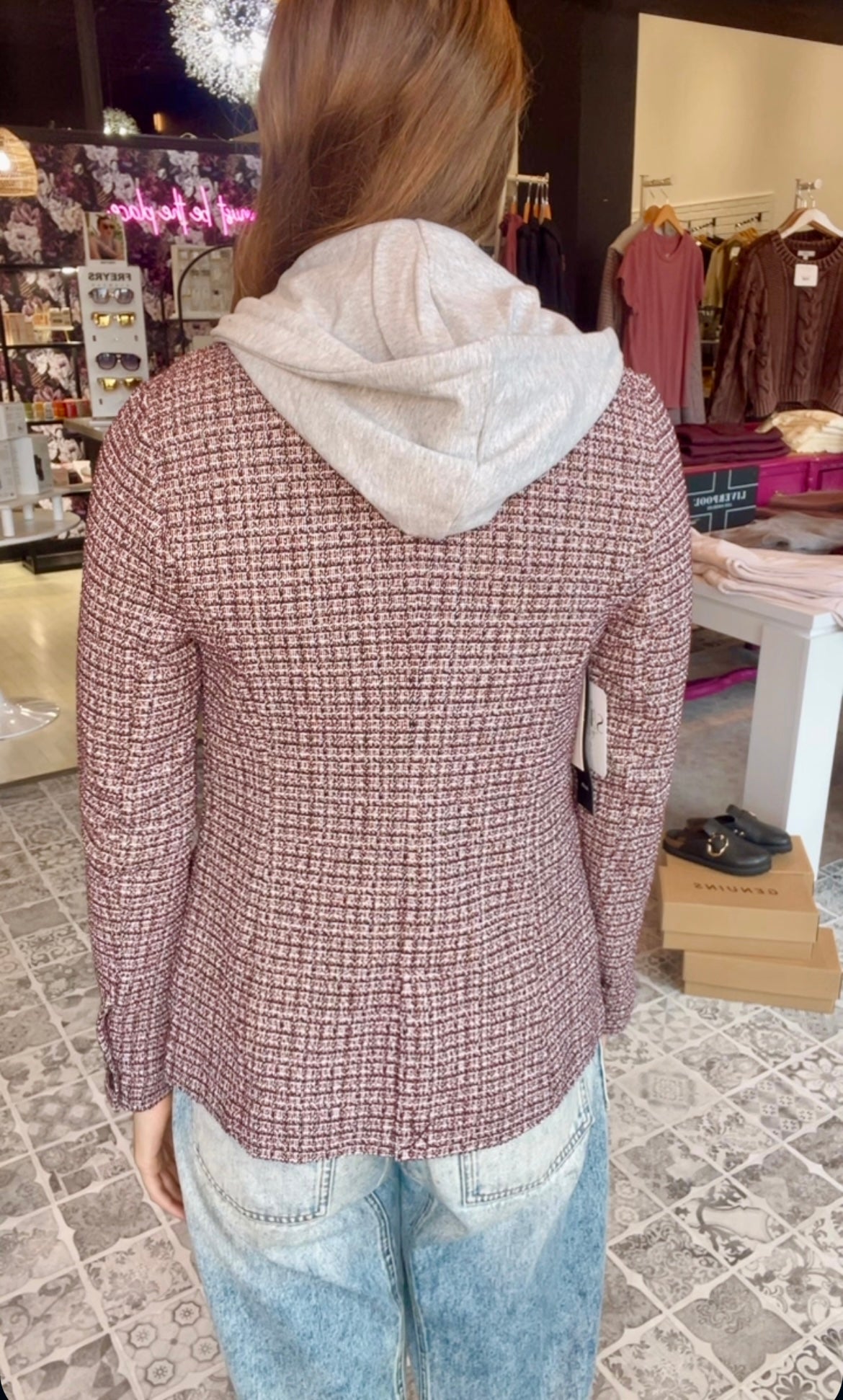 LIVERPOOL The Boyfriend Blazer with Removable Hood