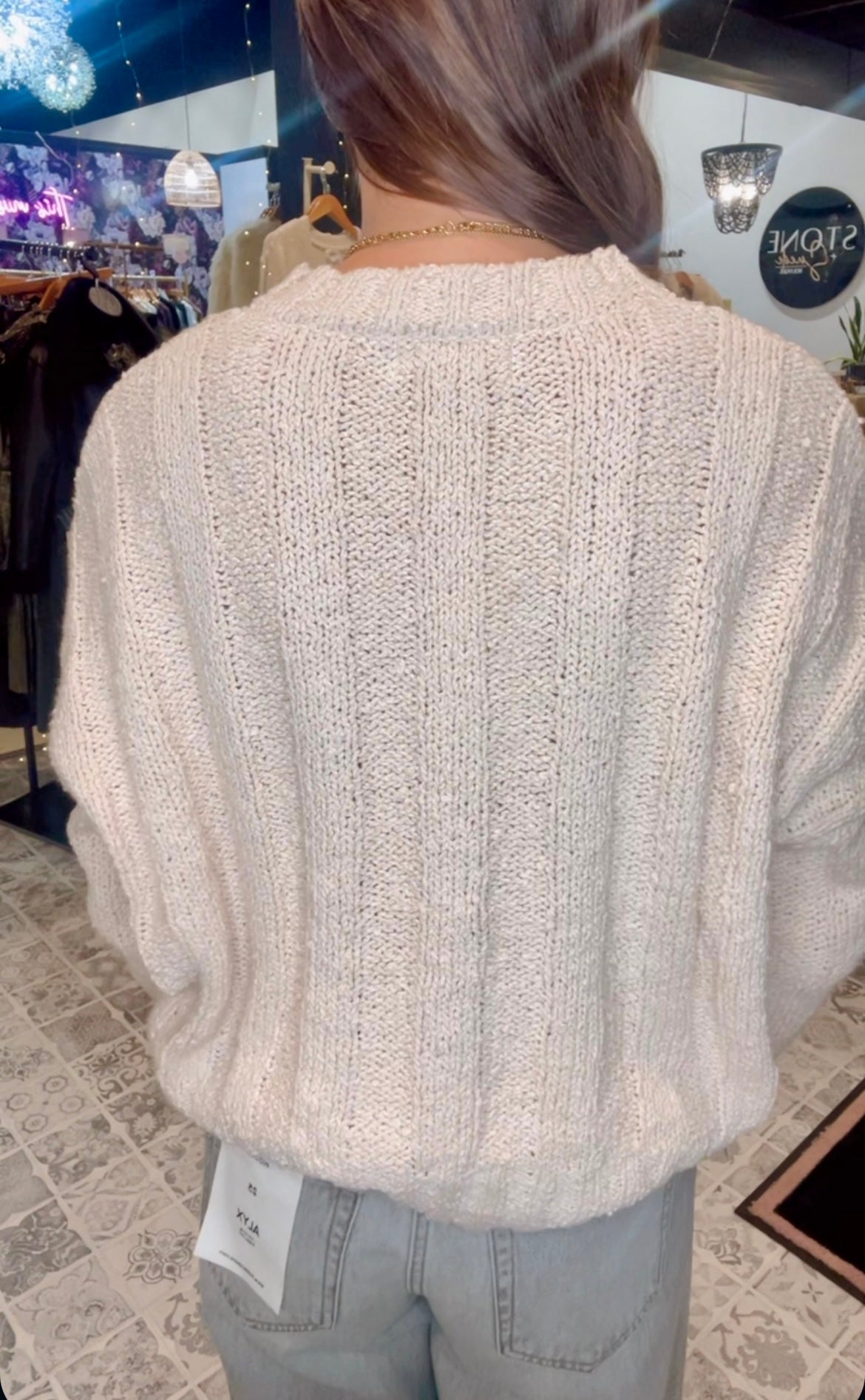 The Evelyn Cable Knit Sweater