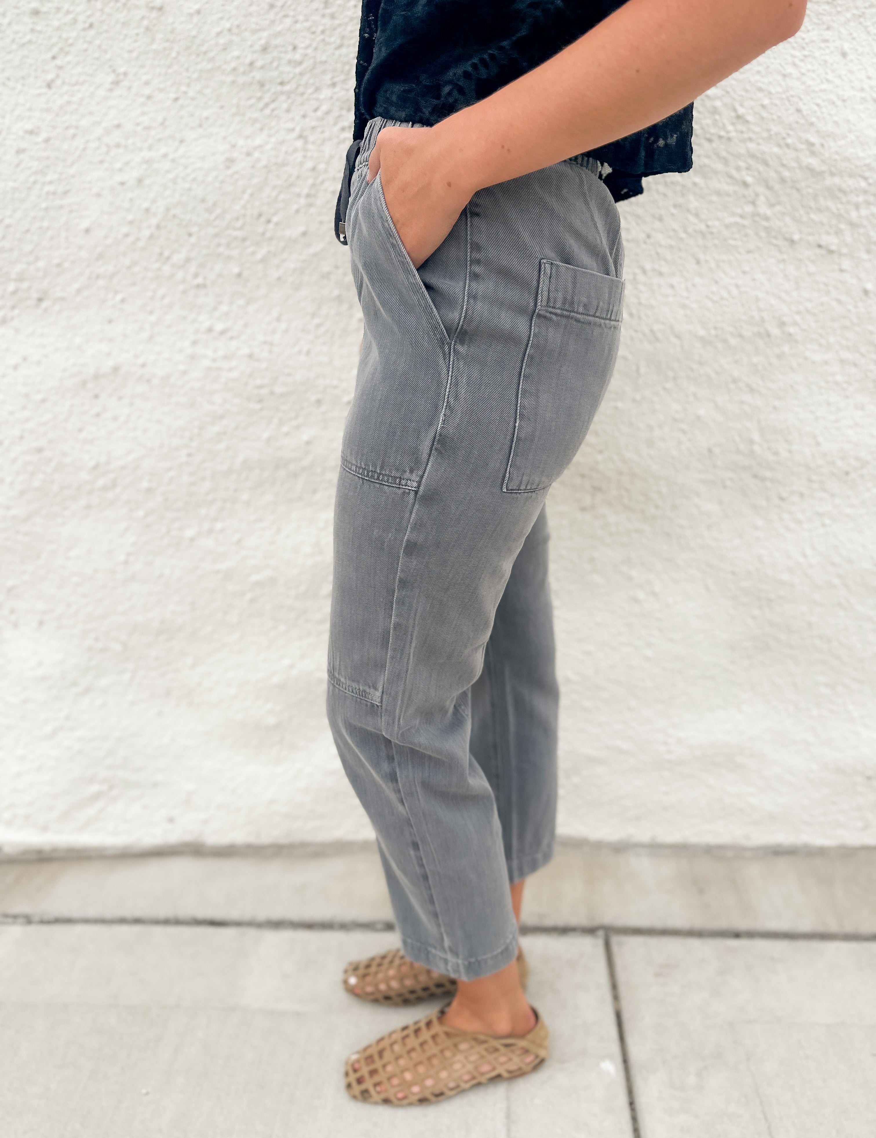 The Grey Jogger Pants By Mica