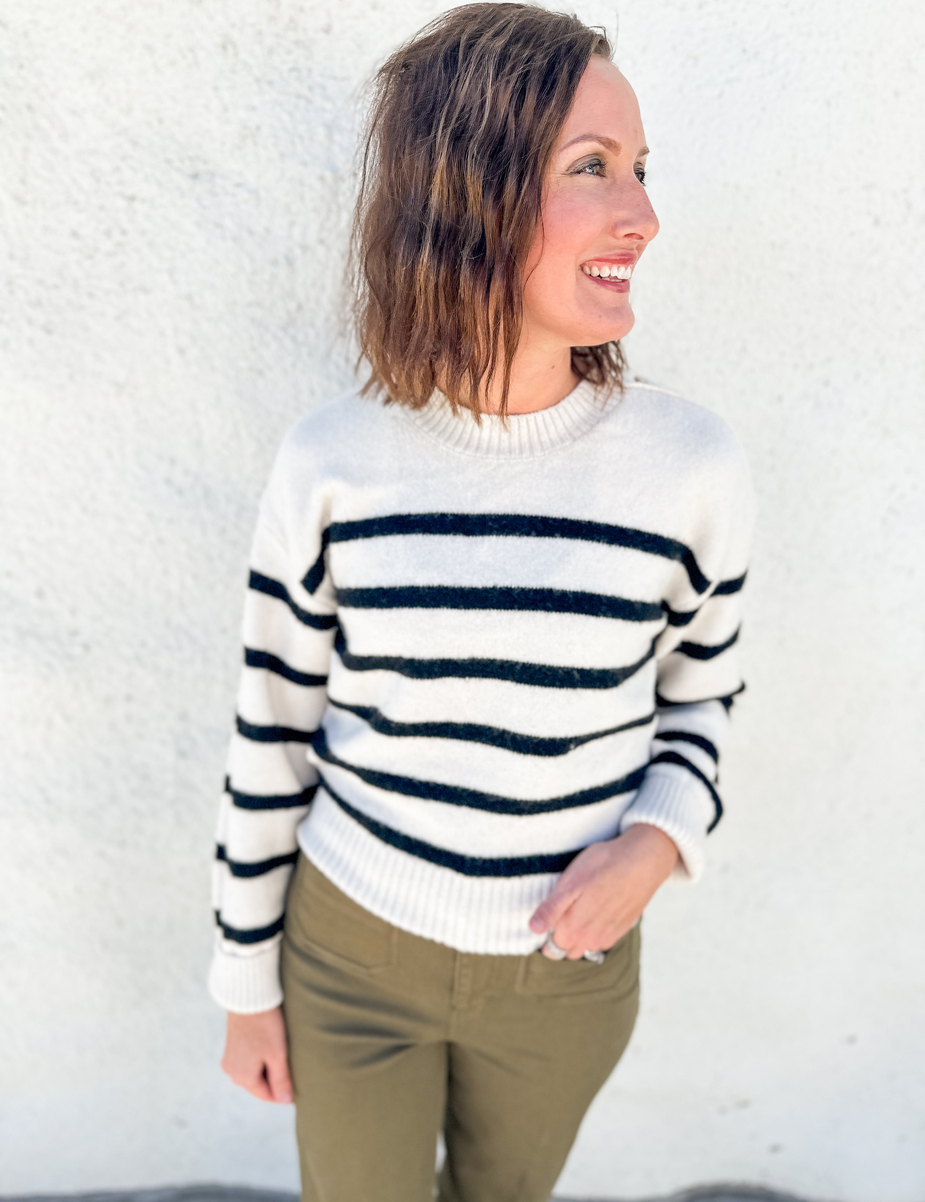 The Fiona Button Detail Sweater