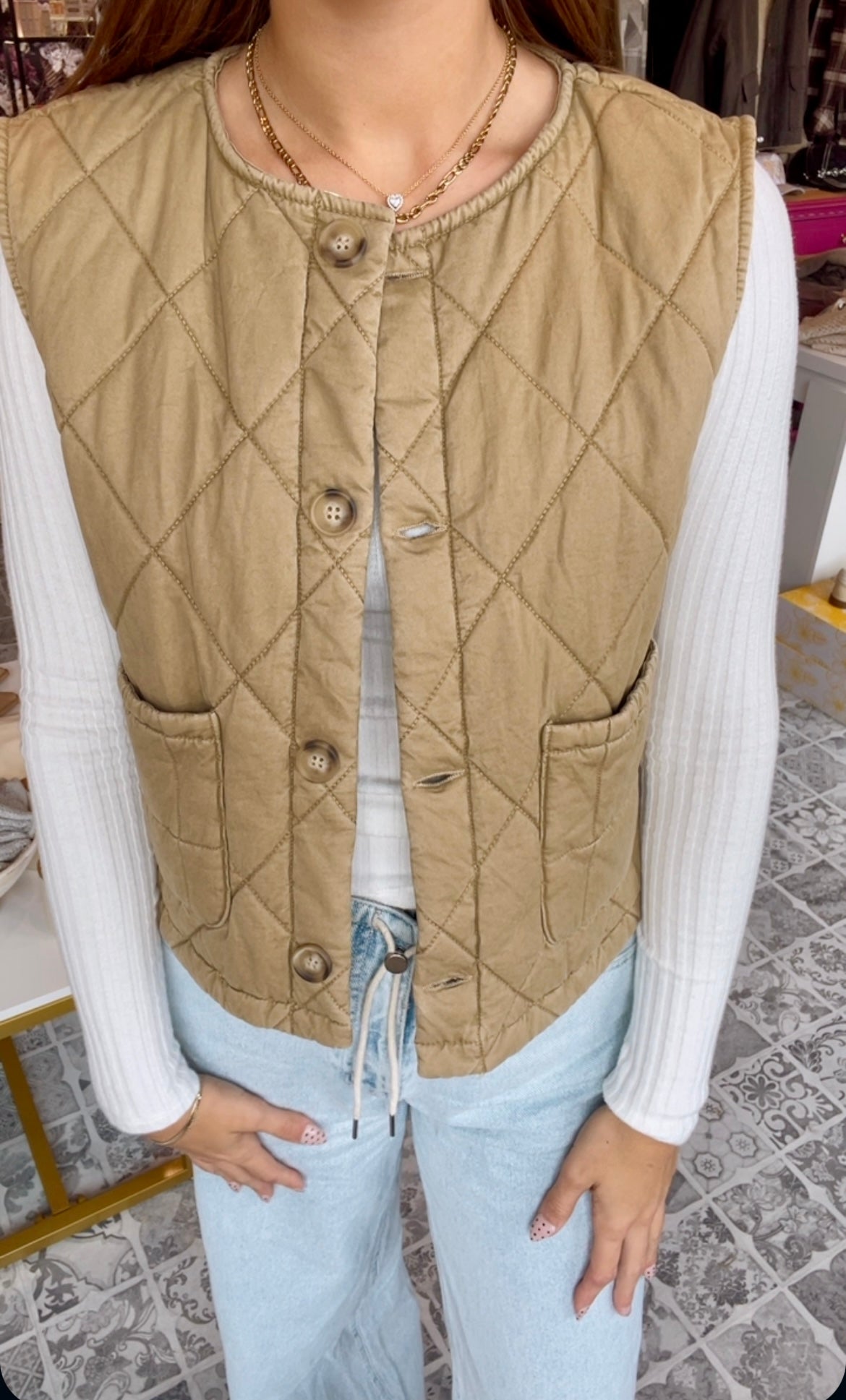 The Amelia Quilted Vest