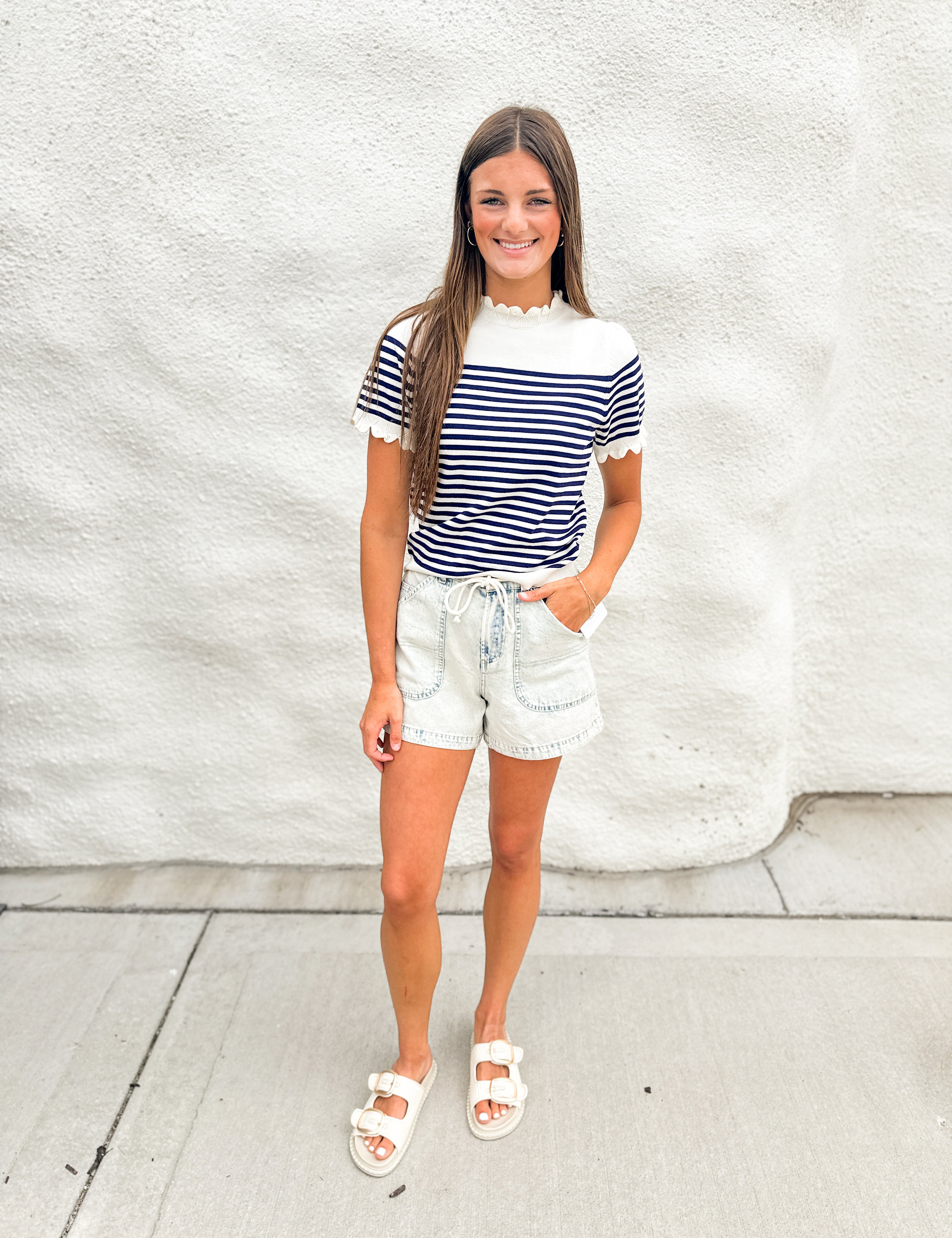 The Hazel Short Sleeve Sweater