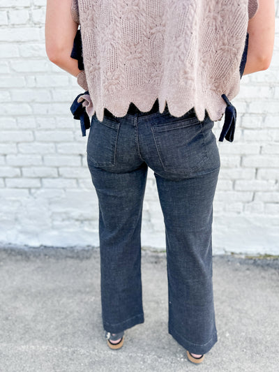 LIVERPOOL Stride High Rise Wide Leg 30 in Inseam
