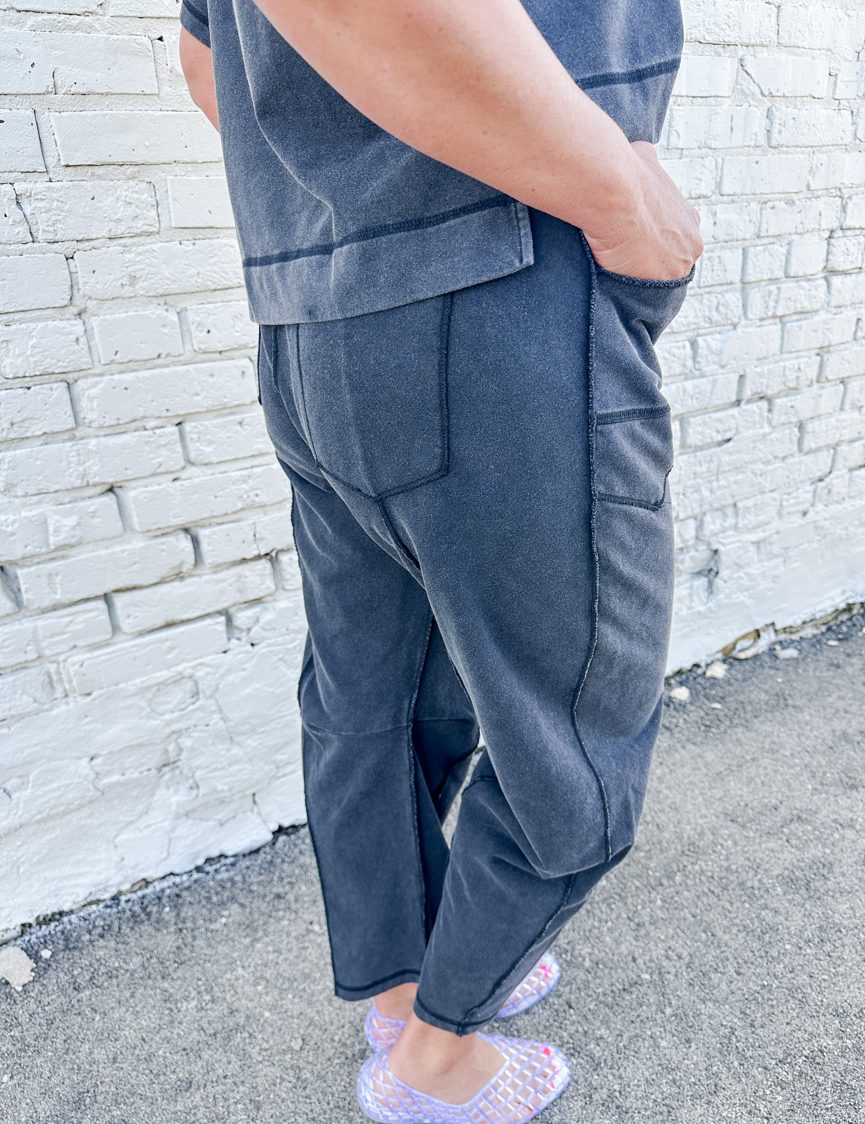 The Lennox Seamed Barrel Pants