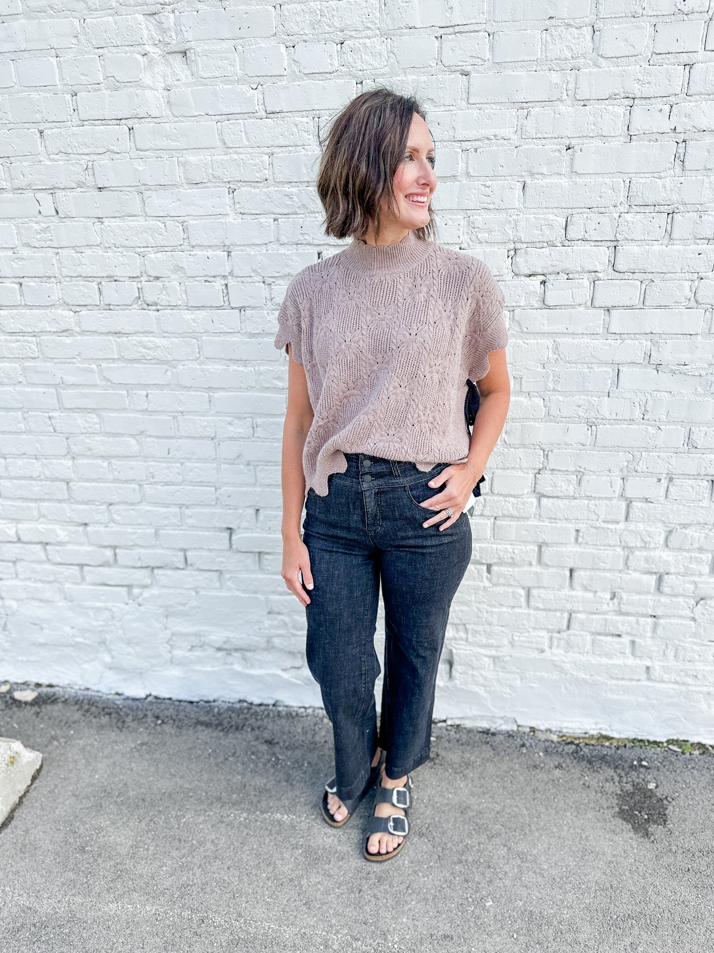 LIVERPOOL Stride High Rise Wide Leg 30 in Inseam