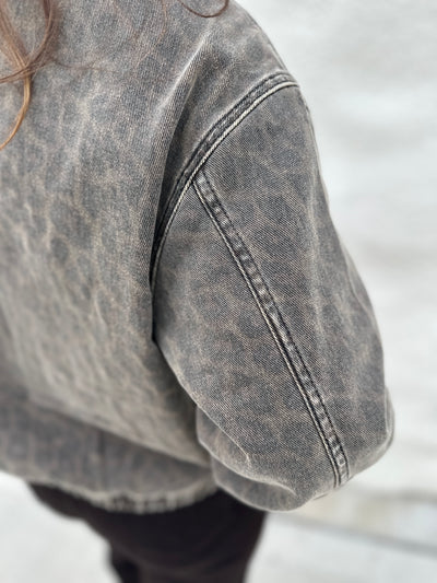 The Lexi Leopard Bomber Jacket
