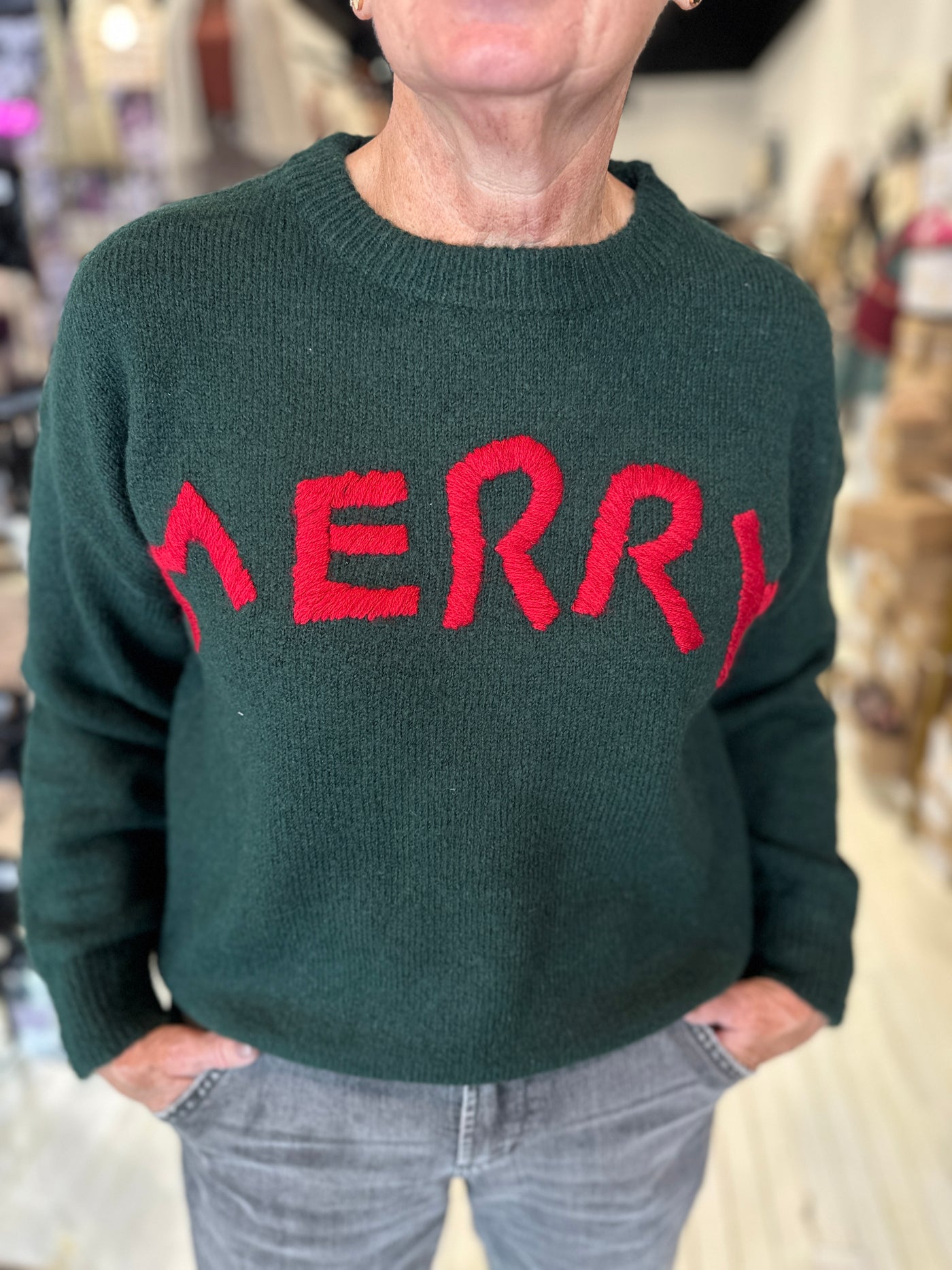 The Merry Embroidered Sweater