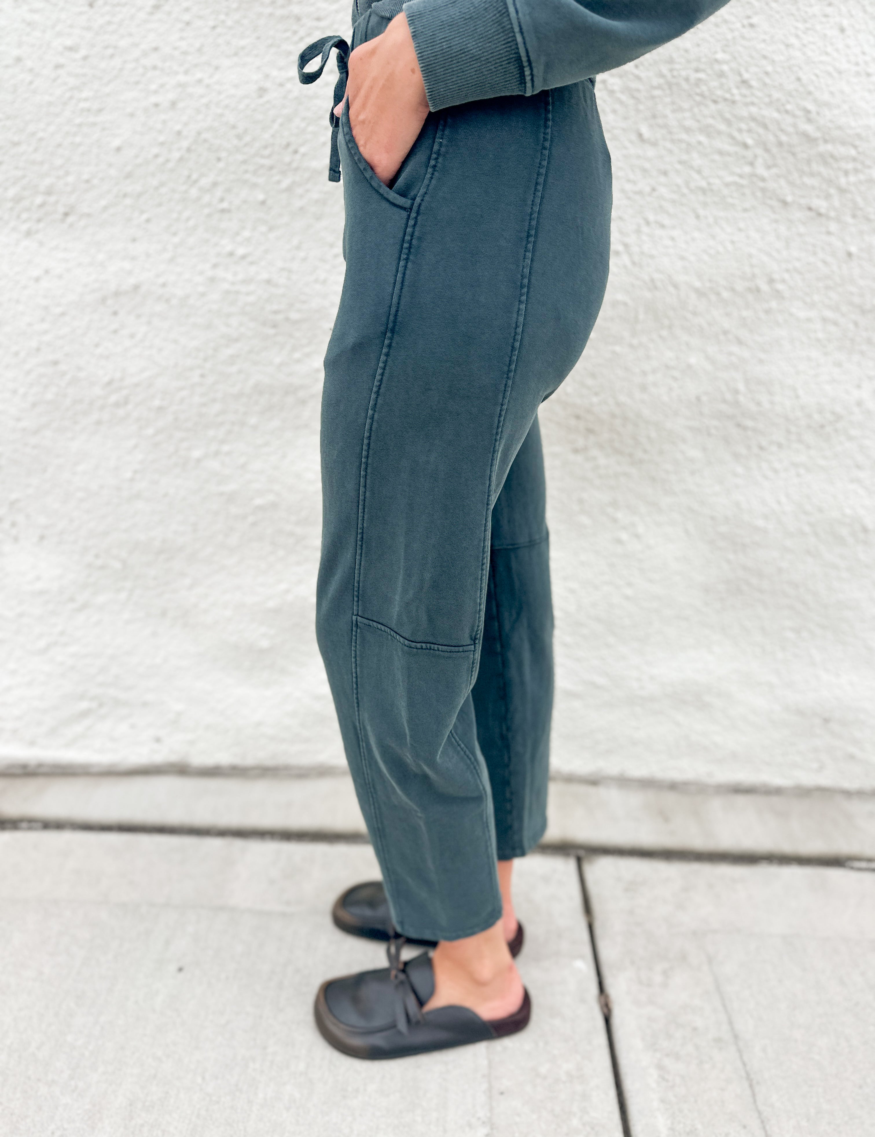 The Cameron Barrel Leg Sweatpants by Bobi