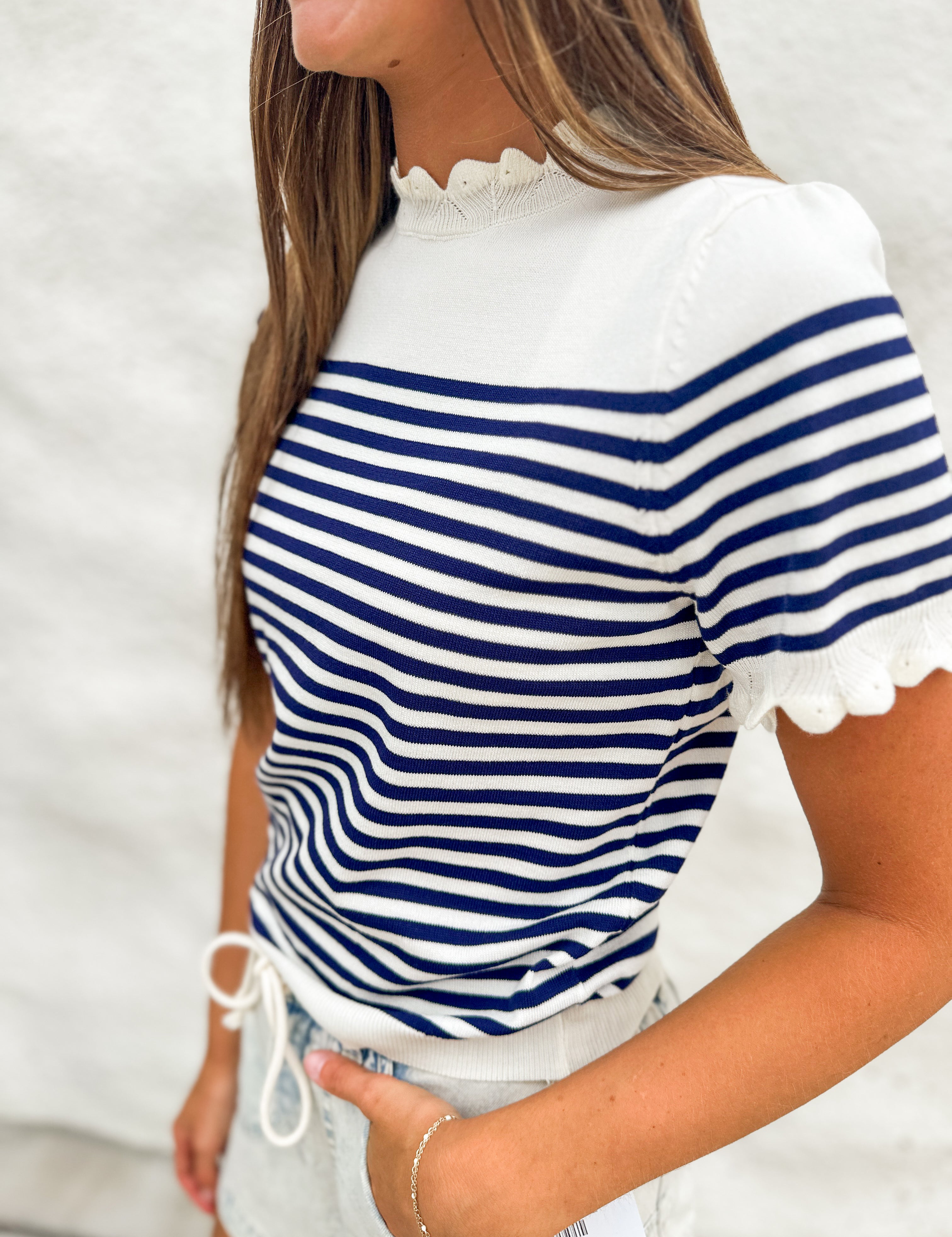 The Hazel Short Sleeve Sweater