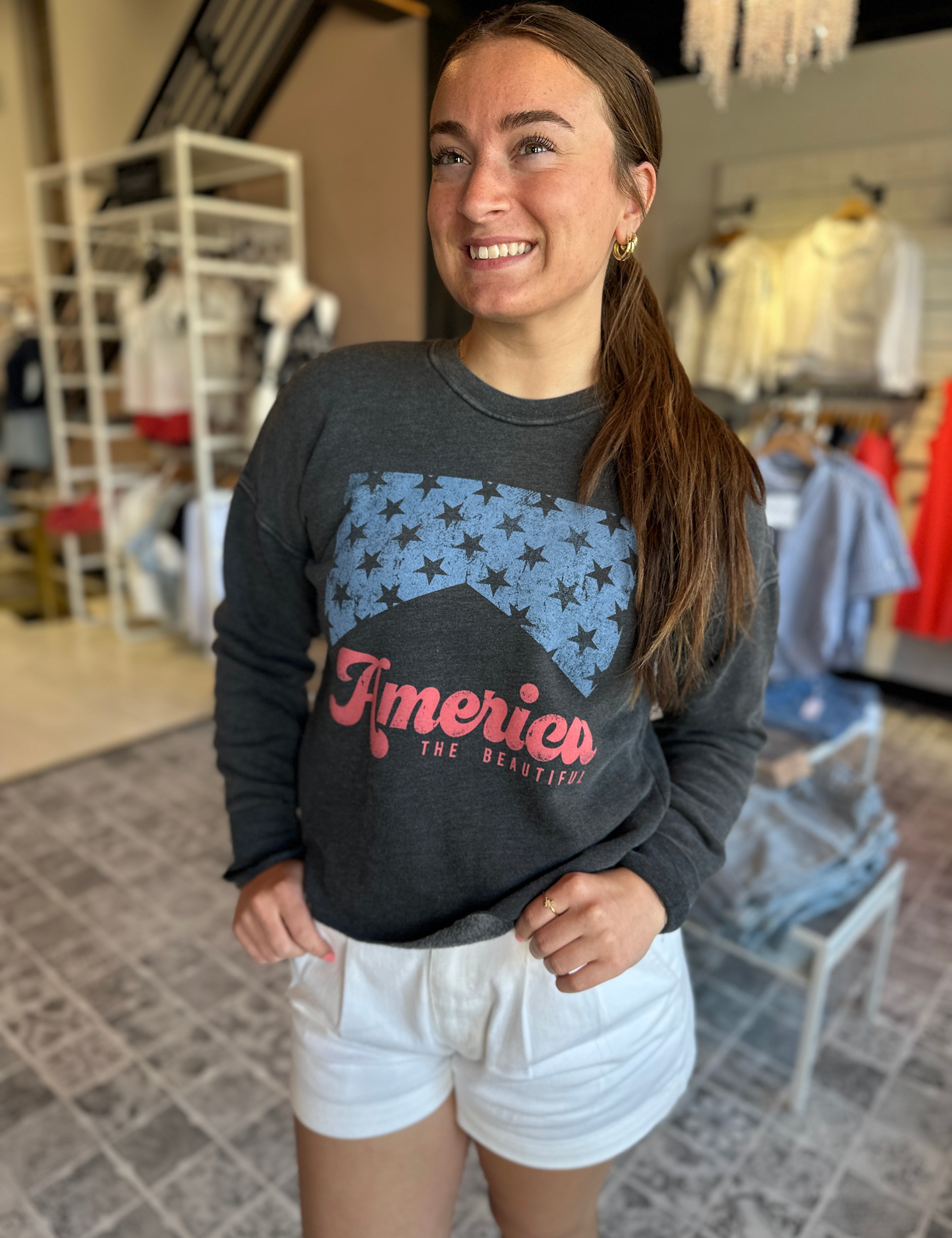 The America Graphic Sweatshirt