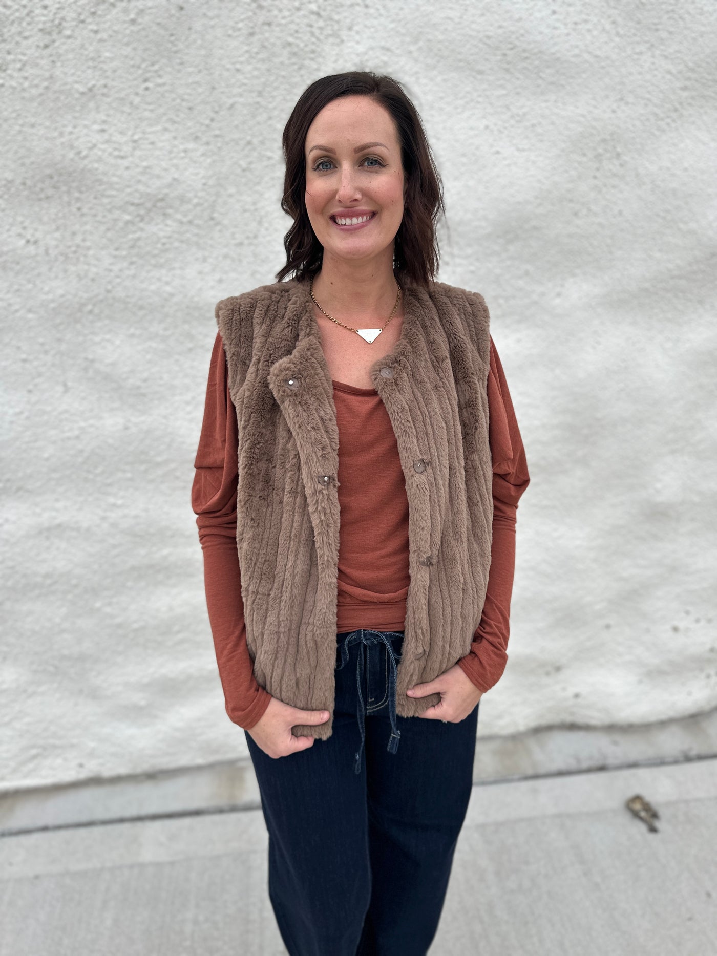 The Margot Faux Fur Vest