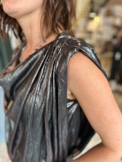 The Stacy Bubble Hem Top