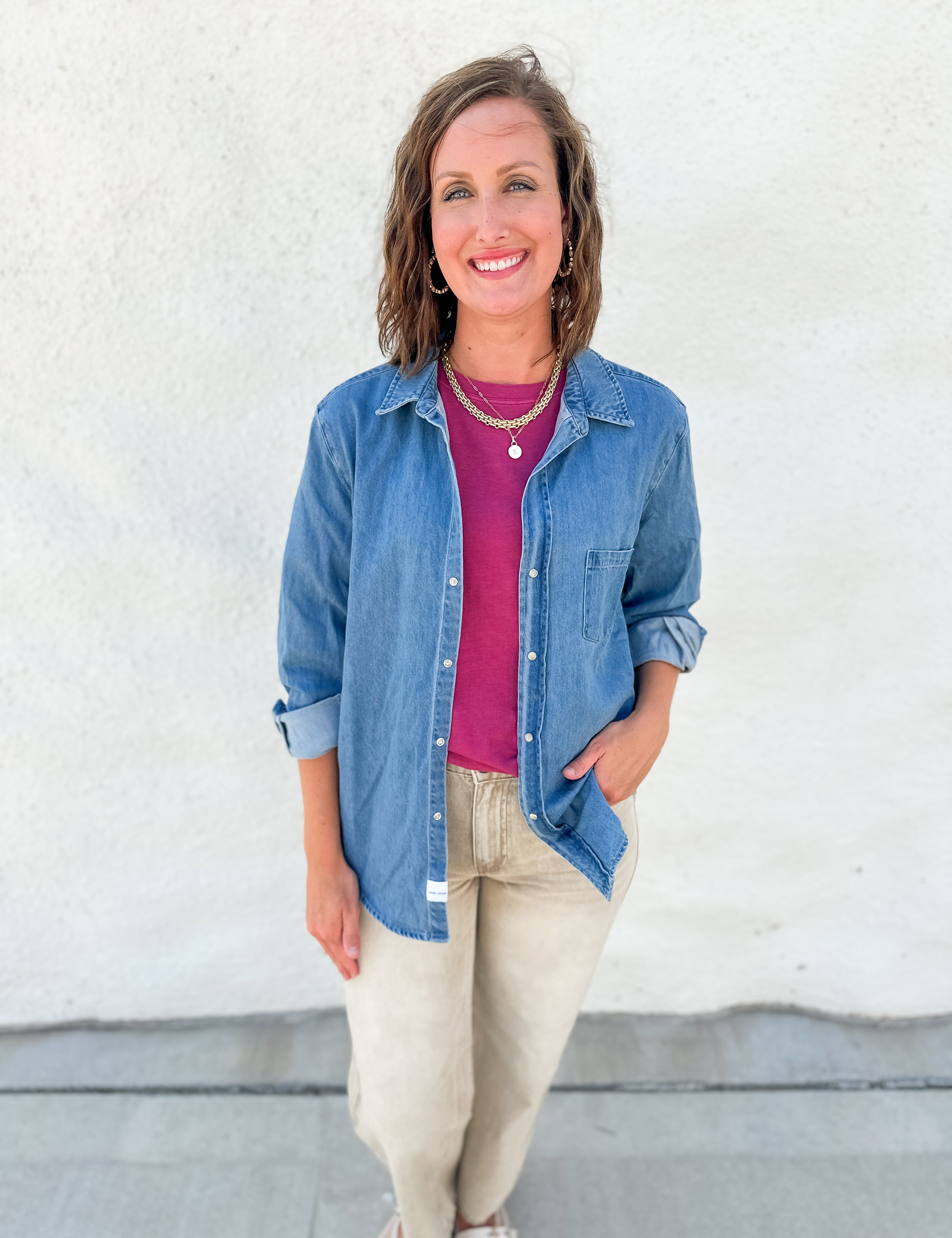 The Galina Denim Blouse by Dear John Denim