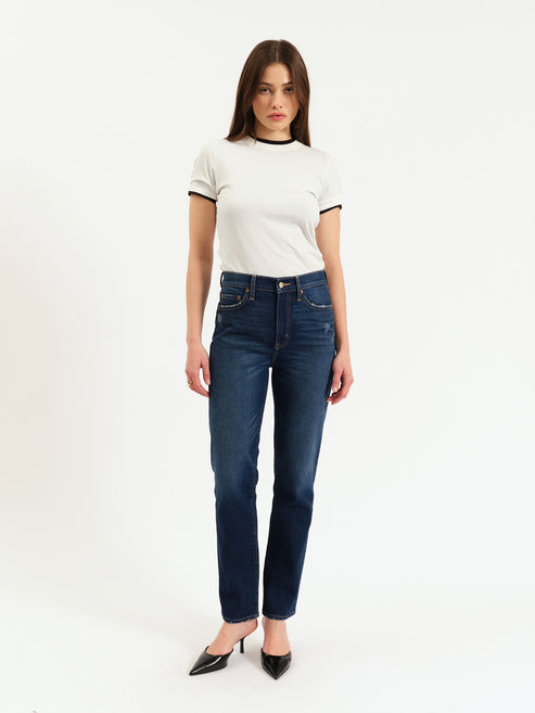 DAZE The Smarty Pants High Rise Slim Straight