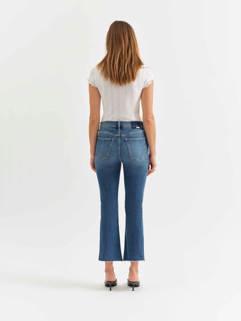 DAZE The Shy Girl High Rise Crop Flare