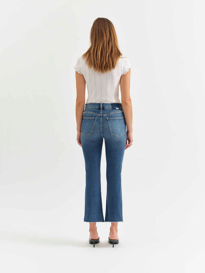 DAZE The Shy Girl High Rise Crop Flare