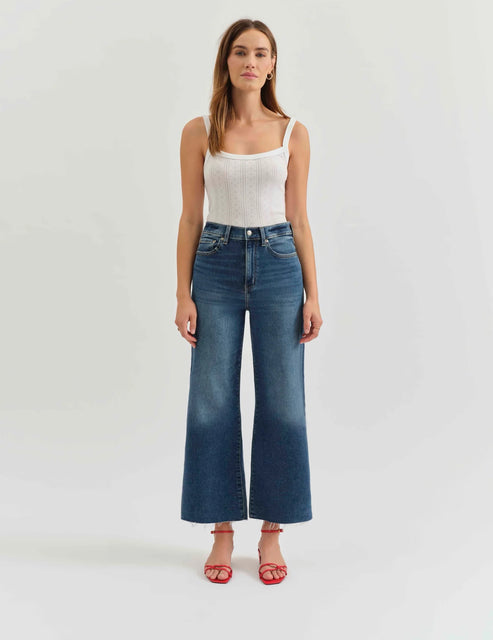 DAZE The Pleaser High Rise Wide Ankle Pant