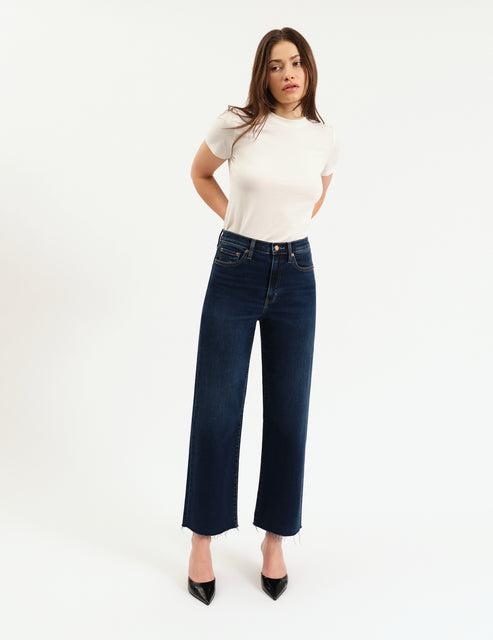 DAZE The Pleaser High Rise Wide Ankle Jean