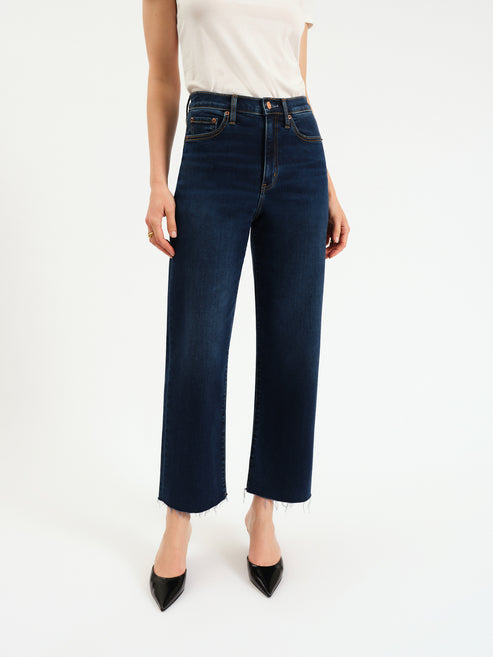 DAZE The Pleaser High Rise Wide Ankle Jean