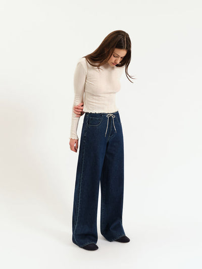 DAZE The Madison Mid Rise Wide Leg