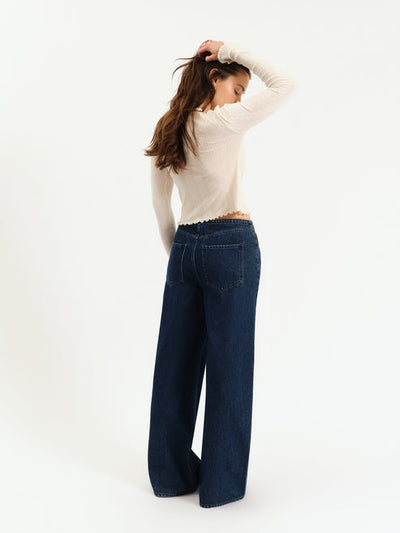 DAZE The Madison Mid Rise Wide Leg