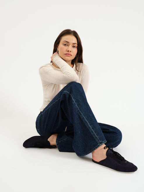 DAZE The Madison Mid Rise Wide Leg