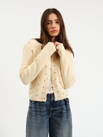 DAZE The Muse Embellished Cardigan