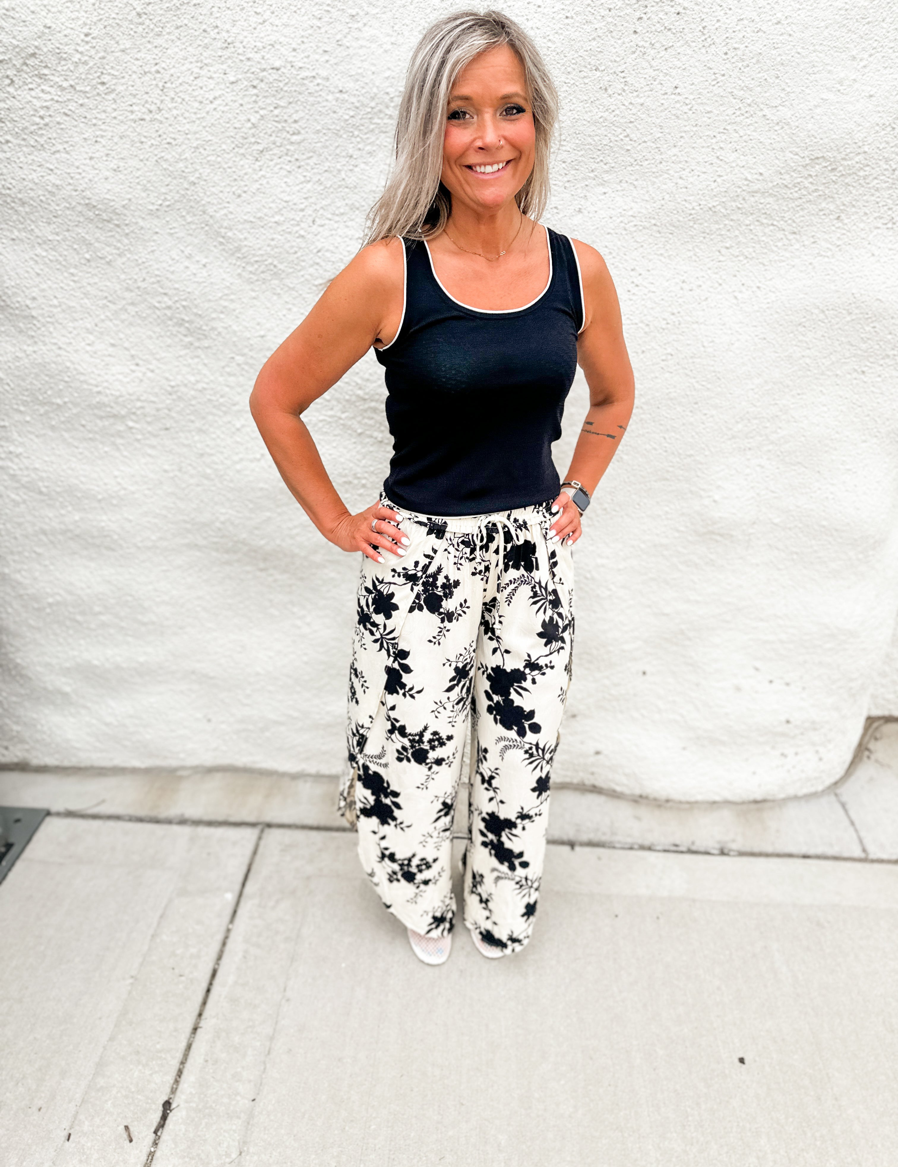 The Fallon Tulip Hem Pants