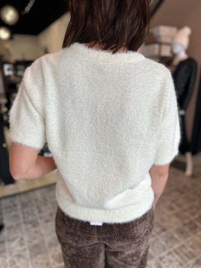 The Yvette Short Sleeve Sweater