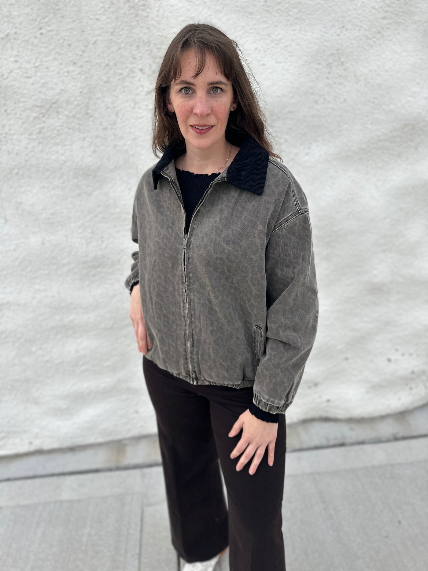 The Lexi Leopard Bomber Jacket